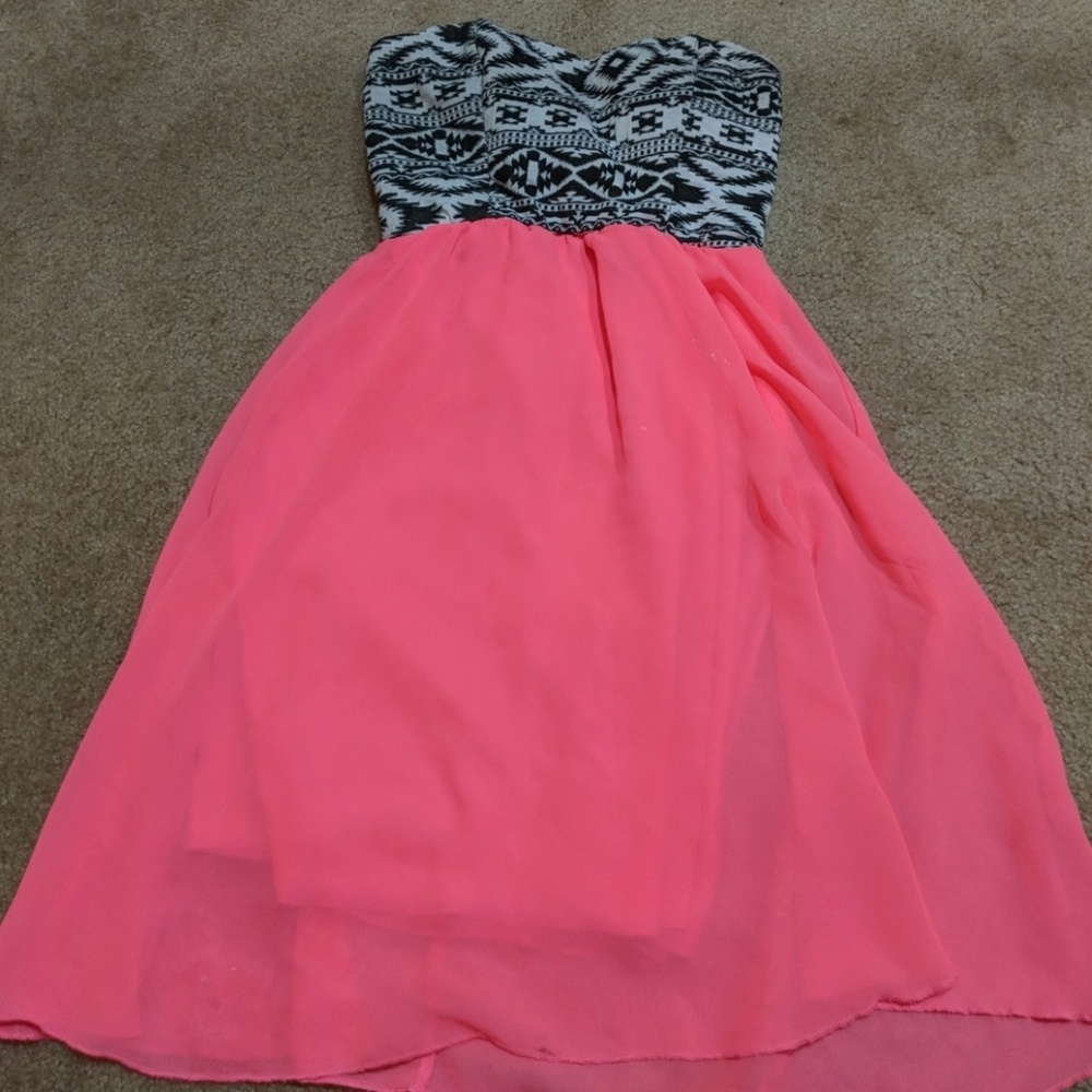 Strapless summer dress